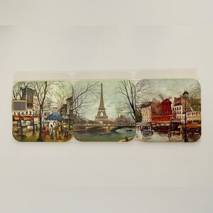 Brand new Parisian Scene Coasters Set of six